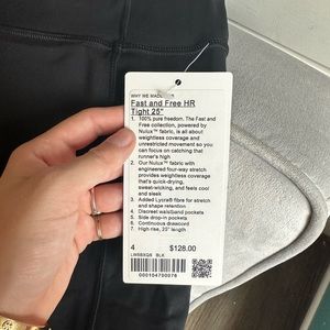 fast and free Lululemon leggings size 4 25”